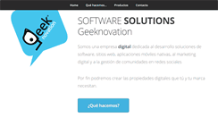 Desktop Screenshot of geeknovation.net